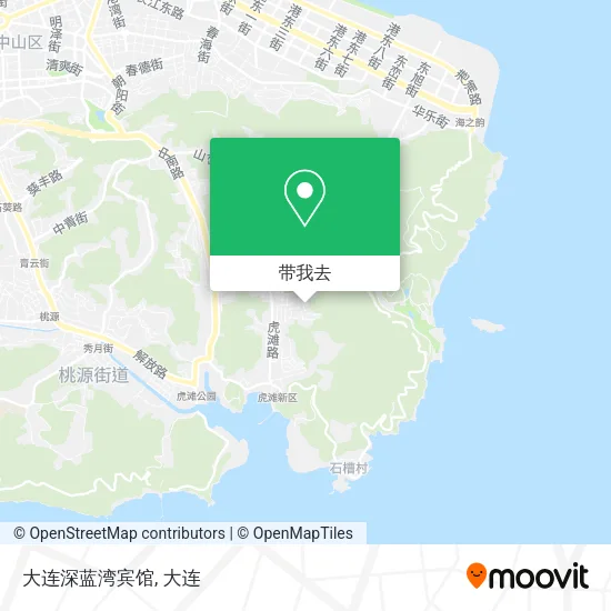 大连深蓝湾宾馆地图