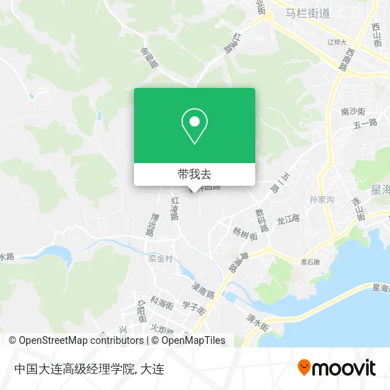 中国大连高级经理学院地图
