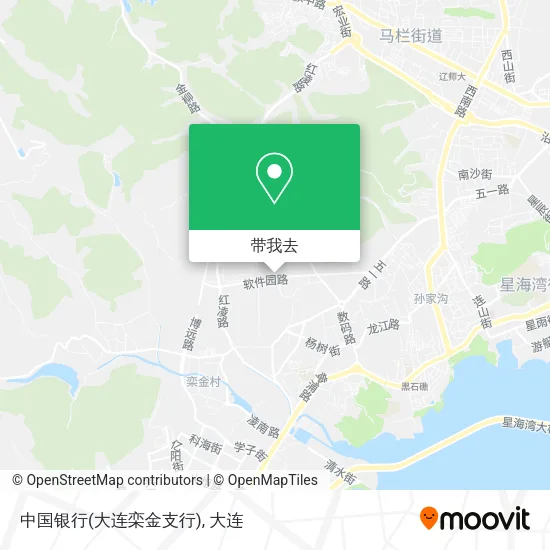 中国银行(大连栾金支行)地图