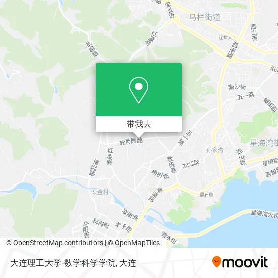 大连理工大学-数学科学学院地图