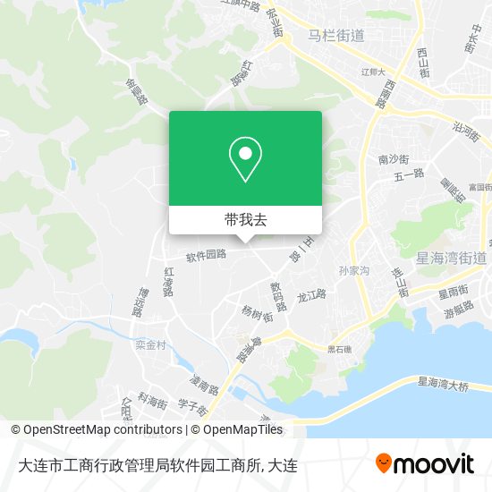 大连市工商行政管理局软件园工商所地图