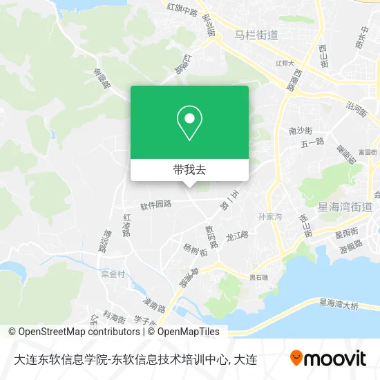 大连东软信息学院-东软信息技术培训中心地图