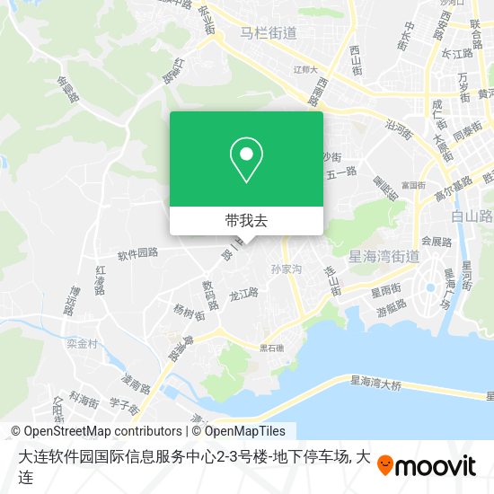 大连软件园国际信息服务中心2-3号楼-地下停车场地图