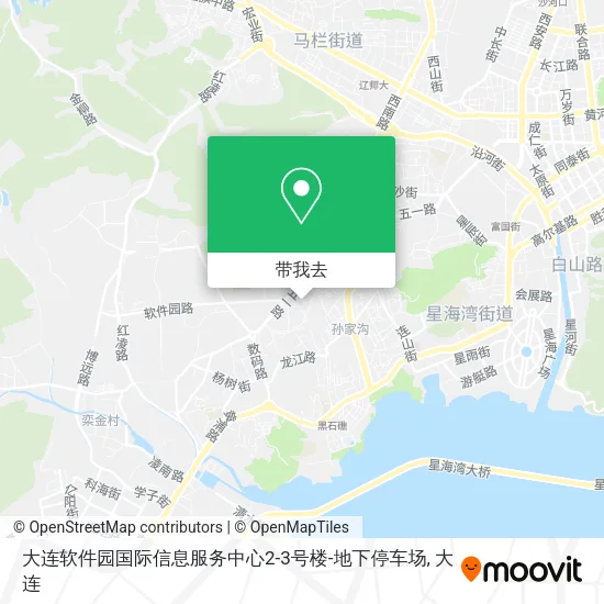 大连软件园国际信息服务中心2-3号楼-地下停车场地图