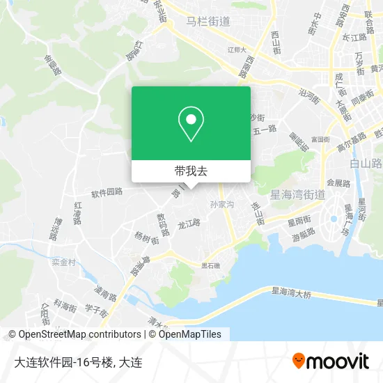大连软件园-16号楼地图