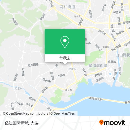 亿达国际新城地图