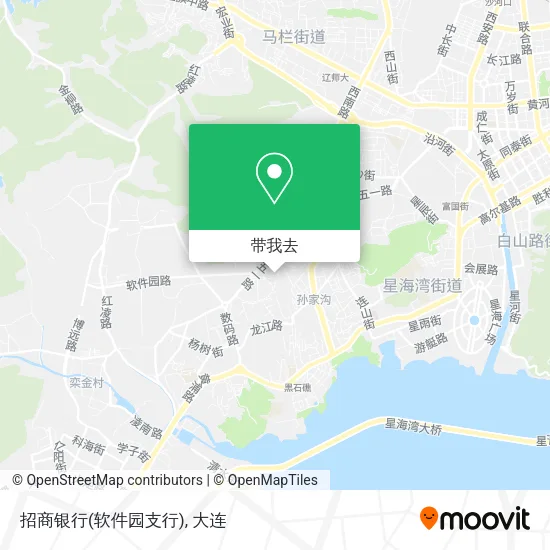 招商银行(软件园支行)地图