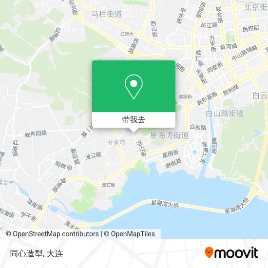 同心造型地图