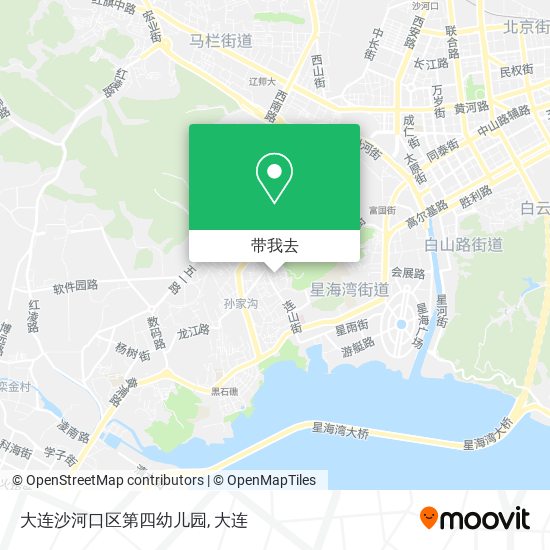 大连沙河口区第四幼儿园地图