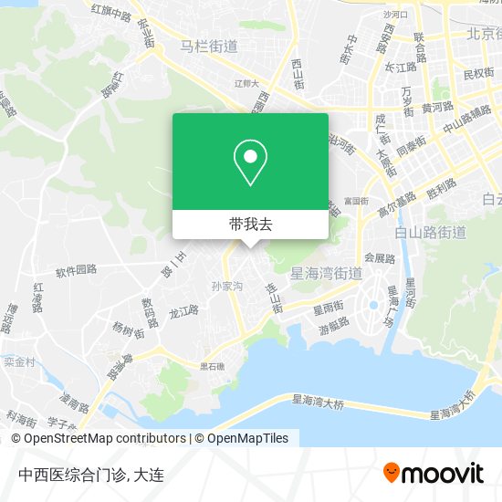 中西医综合门诊地图