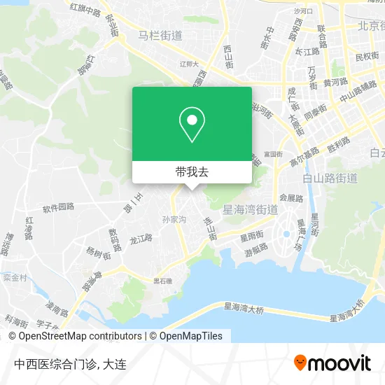 中西医综合门诊地图