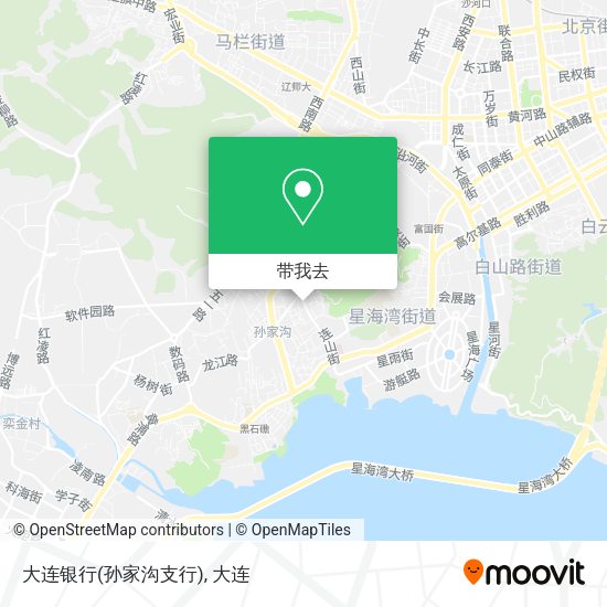 大连银行(孙家沟支行)地图