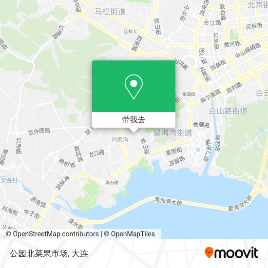 公园北菜果市场地图