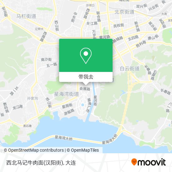西北马记牛肉面(汉阳街)地图