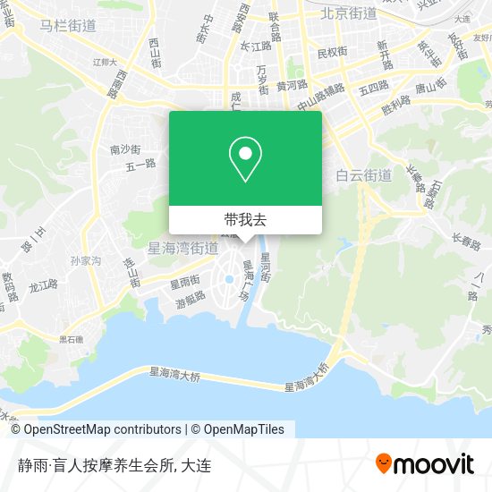 静雨·盲人按摩养生会所地图