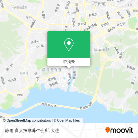 静雨·盲人按摩养生会所地图