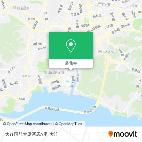 大连国航大厦酒店A座地图