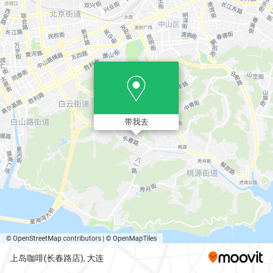 上岛咖啡(长春路店)地图