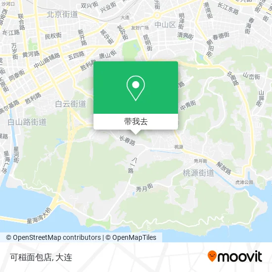 可稵面包店地图