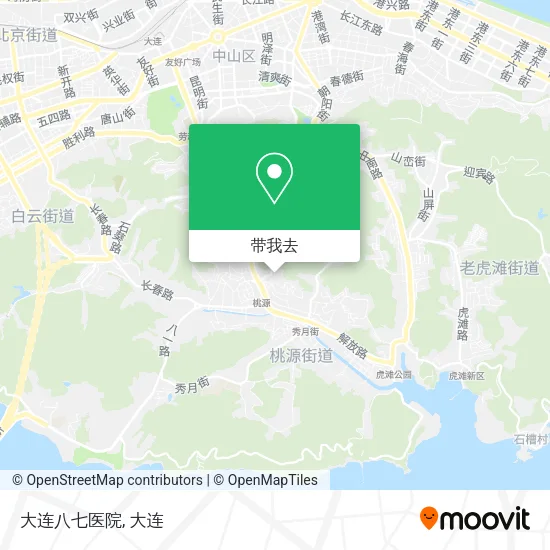大连八七医院地图