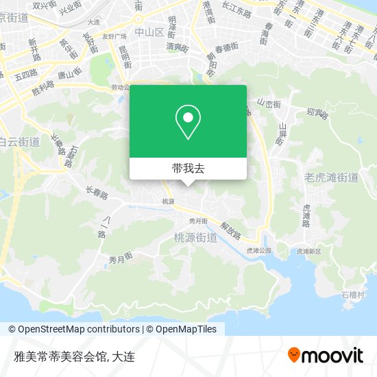 雅美常蒂美容会馆地图