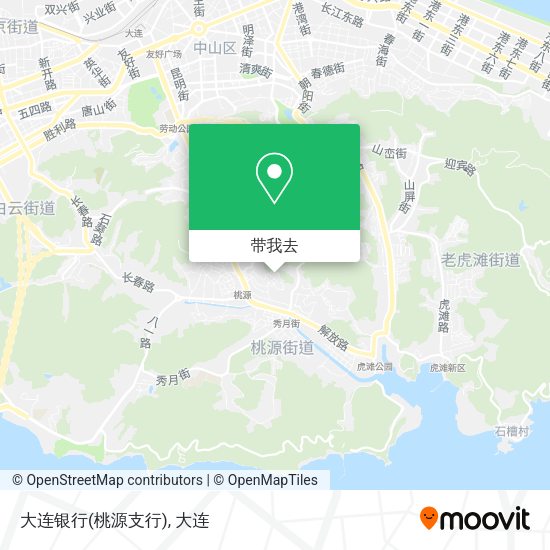大连银行(桃源支行)地图