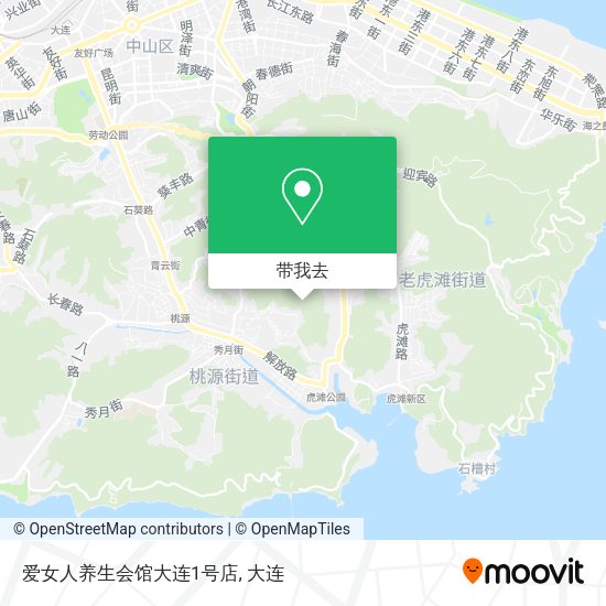 爱女人养生会馆大连1号店地图