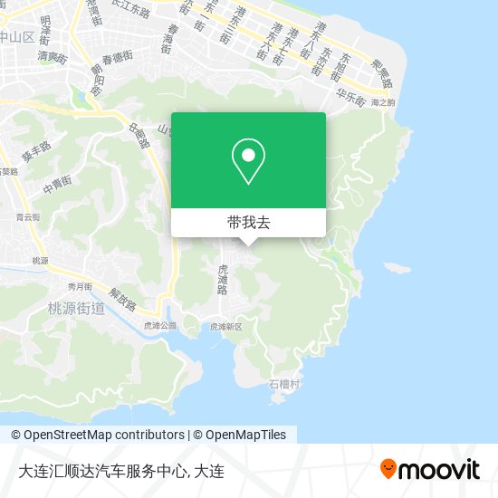 大连汇顺达汽车服务中心地图