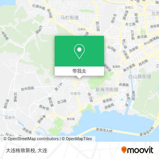 大连格致新校地图