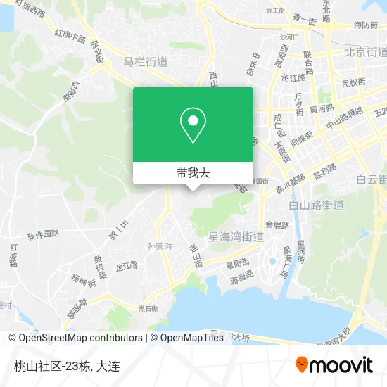 桃山社区-23栋地图