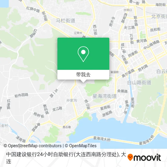 中国建设银行24小时自助银行(大连西南路分理处)地图