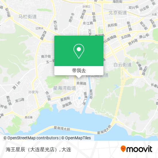 海王星辰（大连星光店）地图