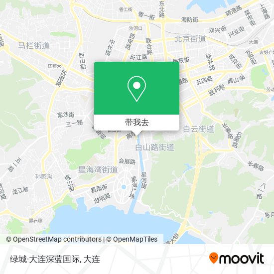 绿城·大连深蓝国际地图