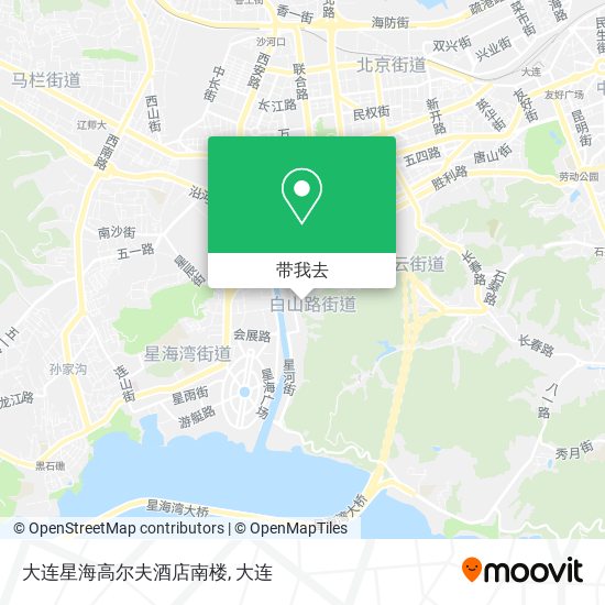 大连星海高尔夫酒店南楼地图