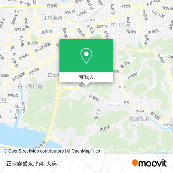 正宗鑫盛东北菜地图