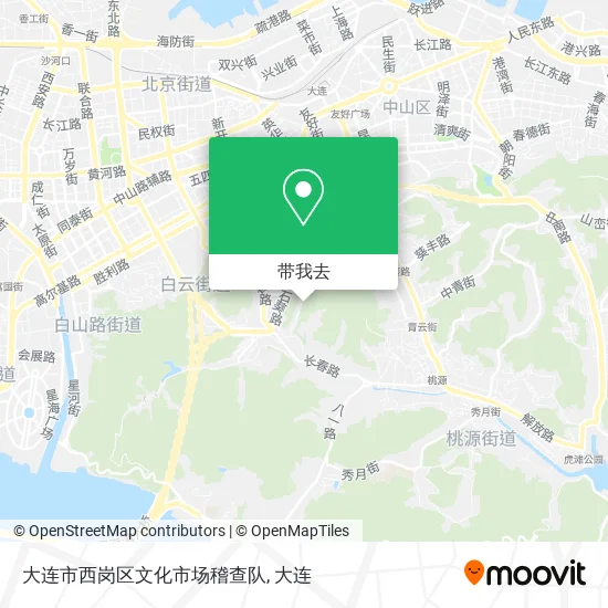 大连市西岗区文化市场稽查队地图