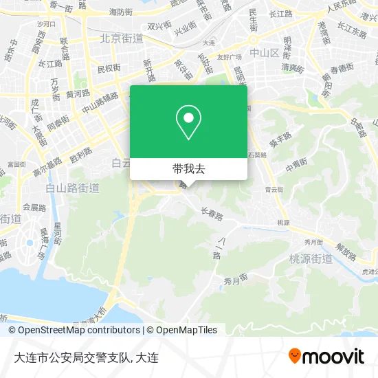 大连市公安局交警支队地图