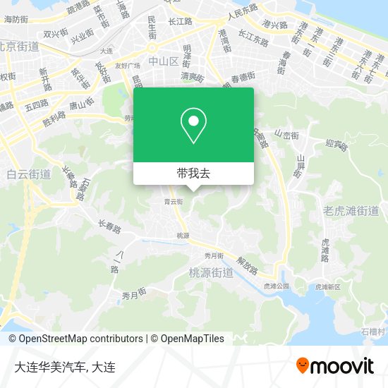 大连华美汽车地图