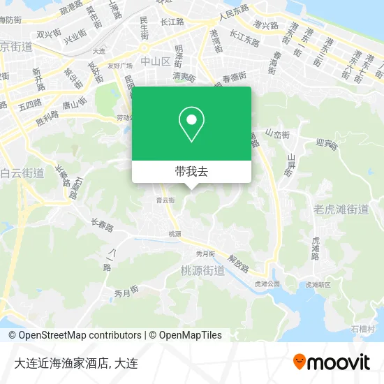 大连近海渔家酒店地图