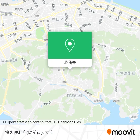 快客便利店(岭前街)地图