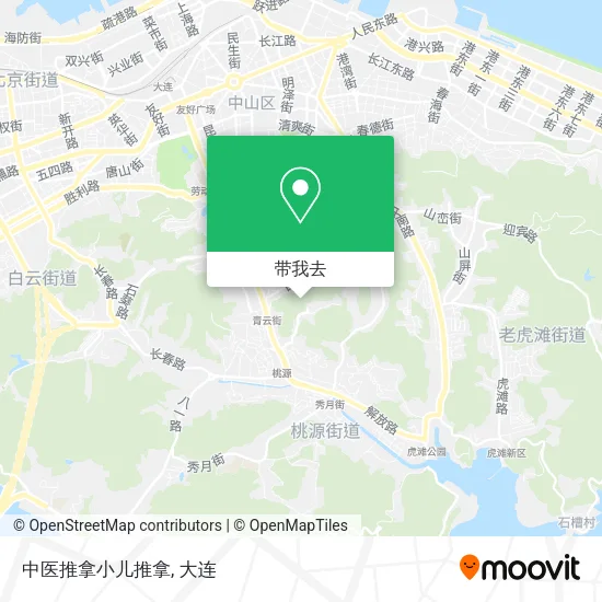 中医推拿小儿推拿地图