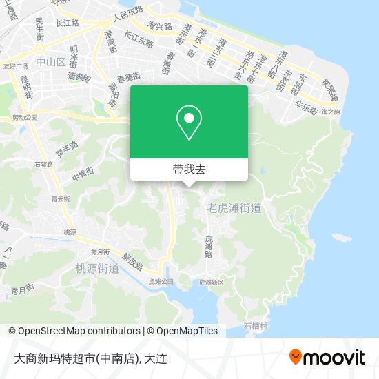 大商新玛特超市(中南店)地图