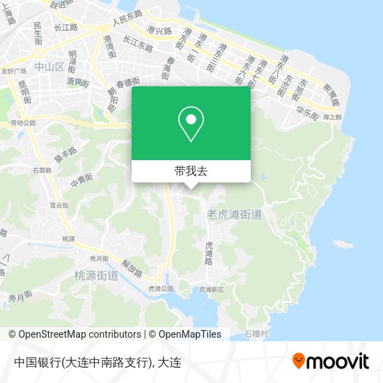 中国银行(大连中南路支行)地图
