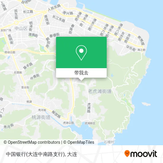 中国银行(大连中南路支行)地图