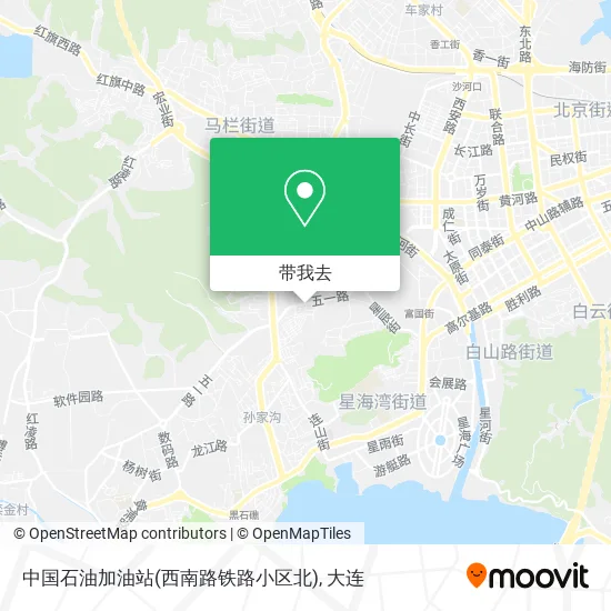 中国石油加油站(西南路铁路小区北)地图