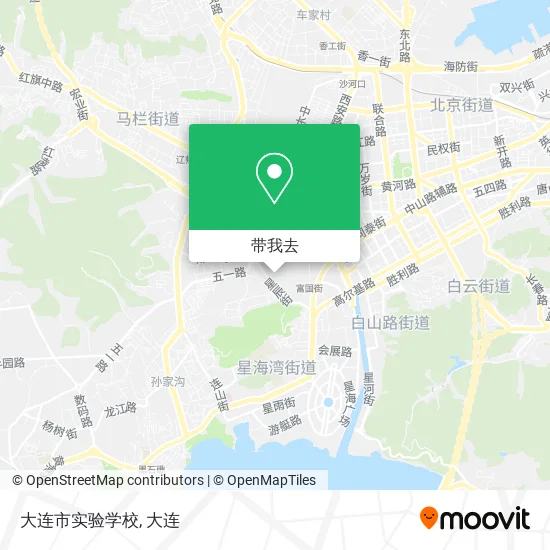 大连市实验学校地图