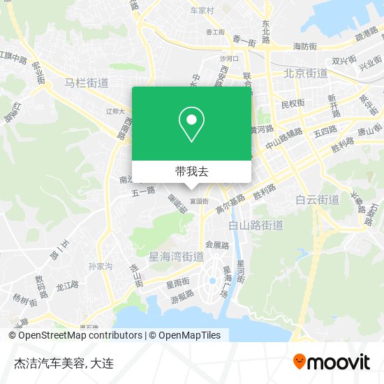杰洁汽车美容地图