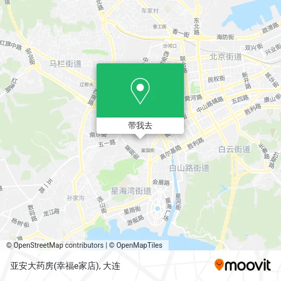 亚安大药房(幸福e家店)地图