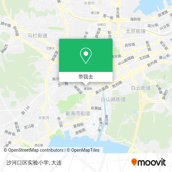 沙河口区实验小学地图