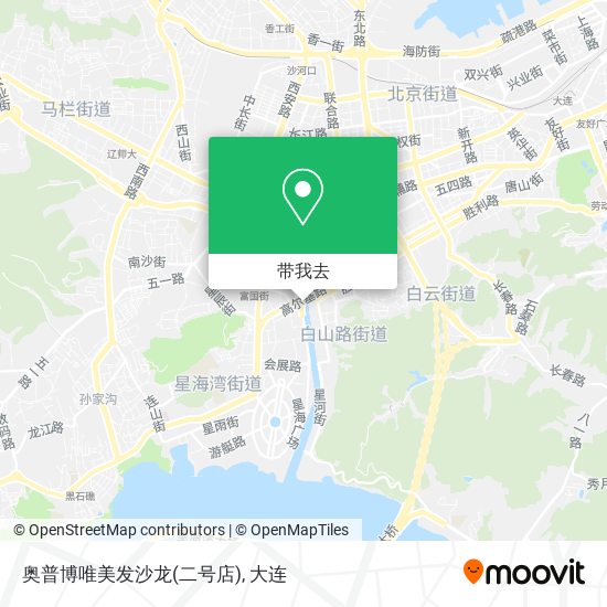 奥普博唯美发沙龙(二号店)地图